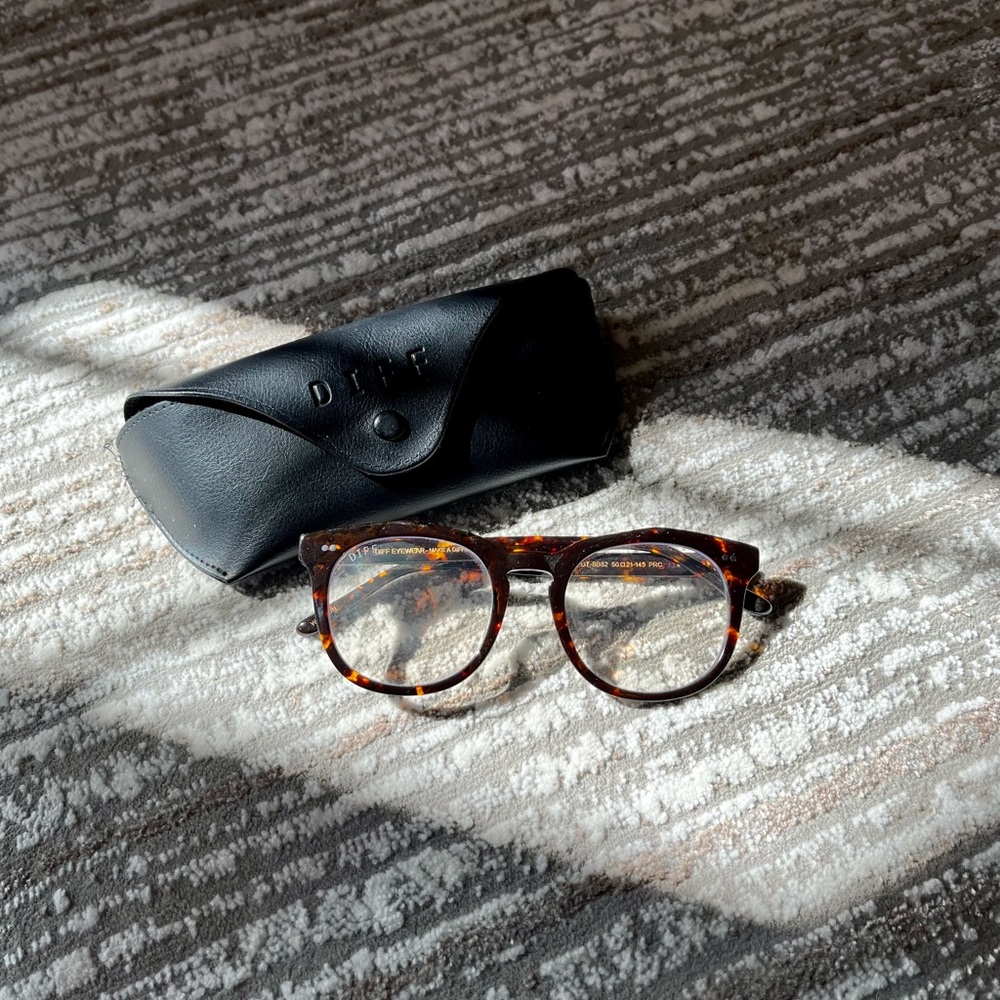 Diff Blue Light Blocking Glasses W/ Case - image 1